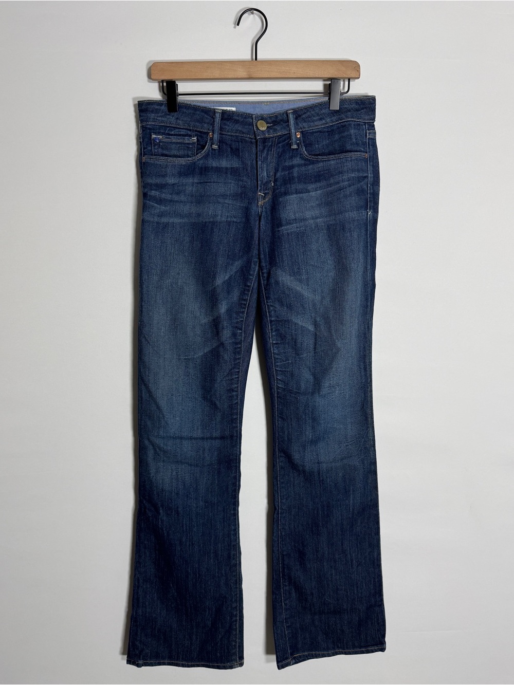WJ326 {GAP 1969} "Sexy Boot" Blue Low Rise Bootcut Denim Jeans